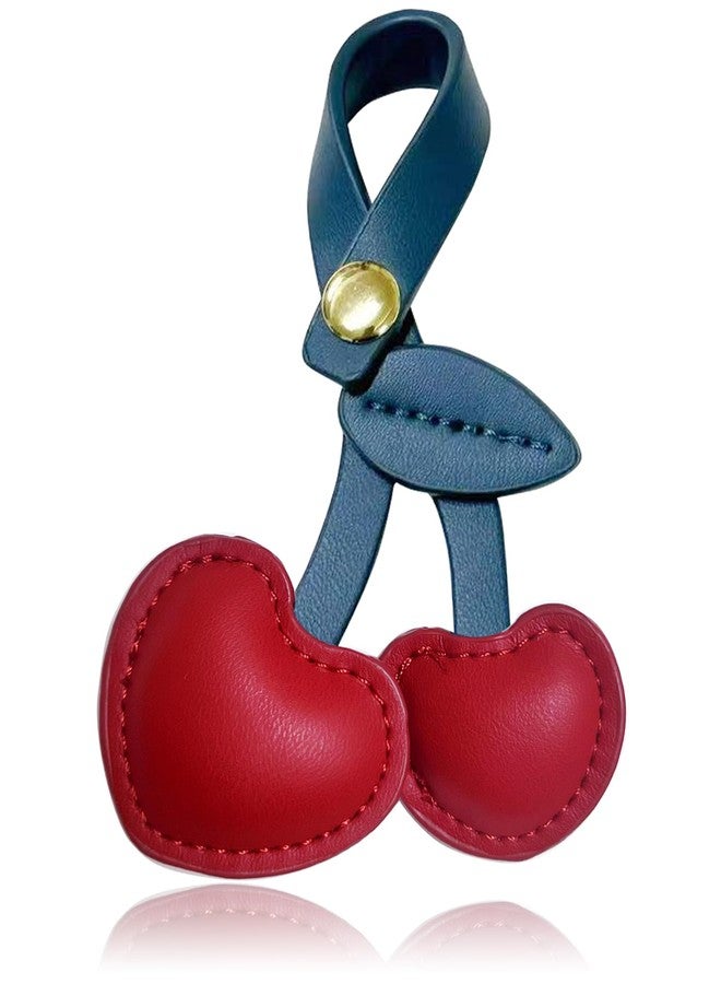 LAEKOU Cherry Bag Charm for Women, Cute Cherry Charms for Purse, Keychain Accessories for Women Handbags Purses - Image 1